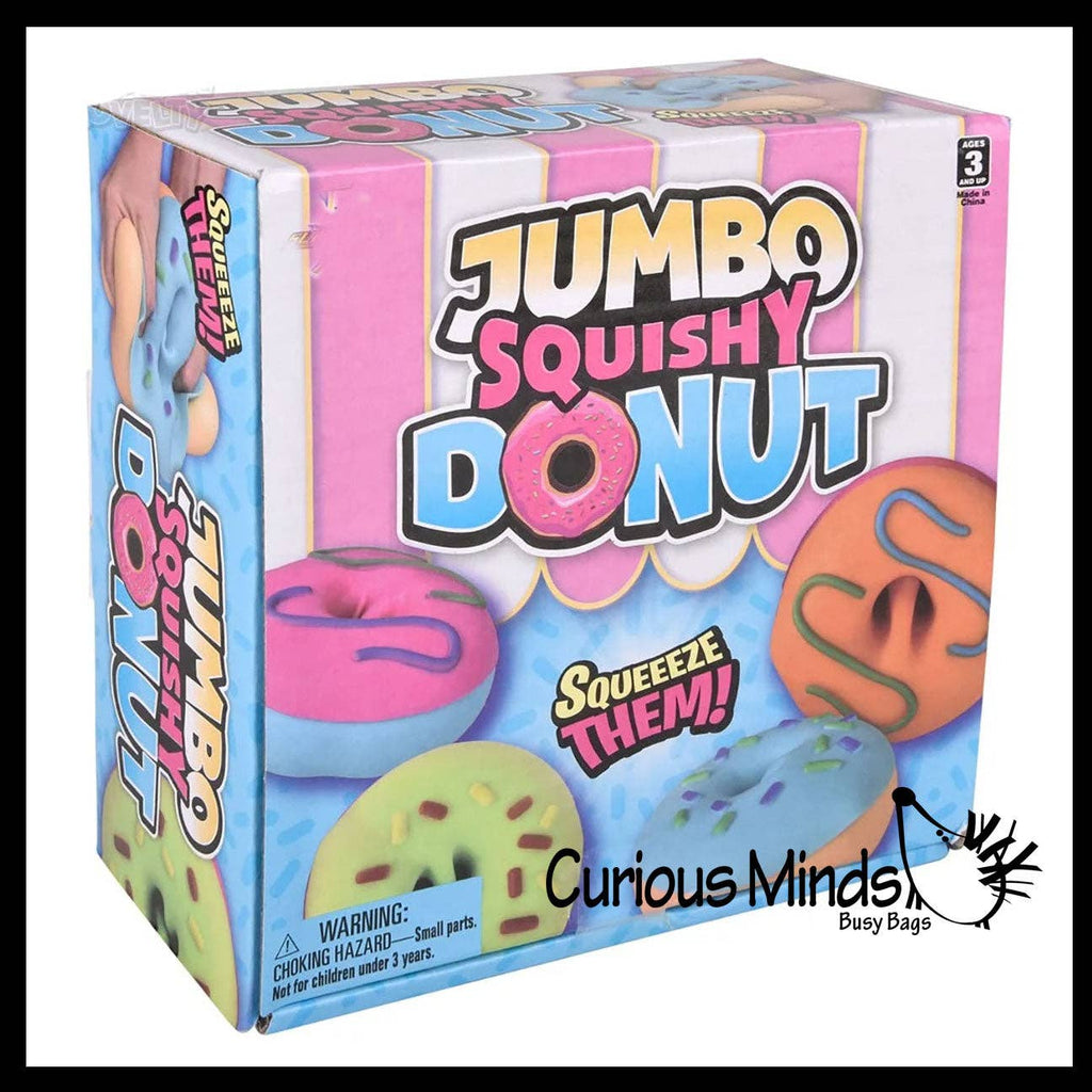 1 Jumbo Doh Filled Donut - Removable Frosting - Soft Squishy