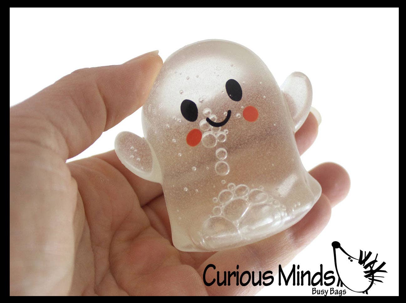 1 Ghost Glow in the Dark Sugar Ball - Thick Glue/Gel Stretch