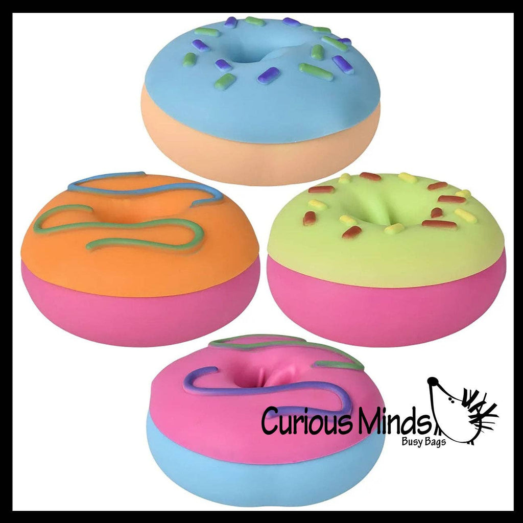 1 Jumbo Doh Filled Donut - Removable Frosting - Soft Squishy