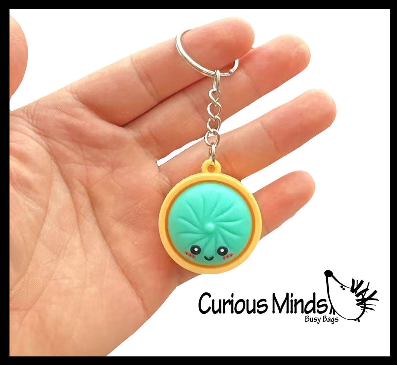 Dumpling Keychains - Cute Dumpling Steamed Bun Novelty Accessory