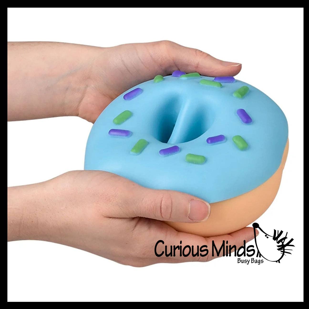 1 Jumbo Doh Filled Donut - Removable Frosting - Soft Squishy